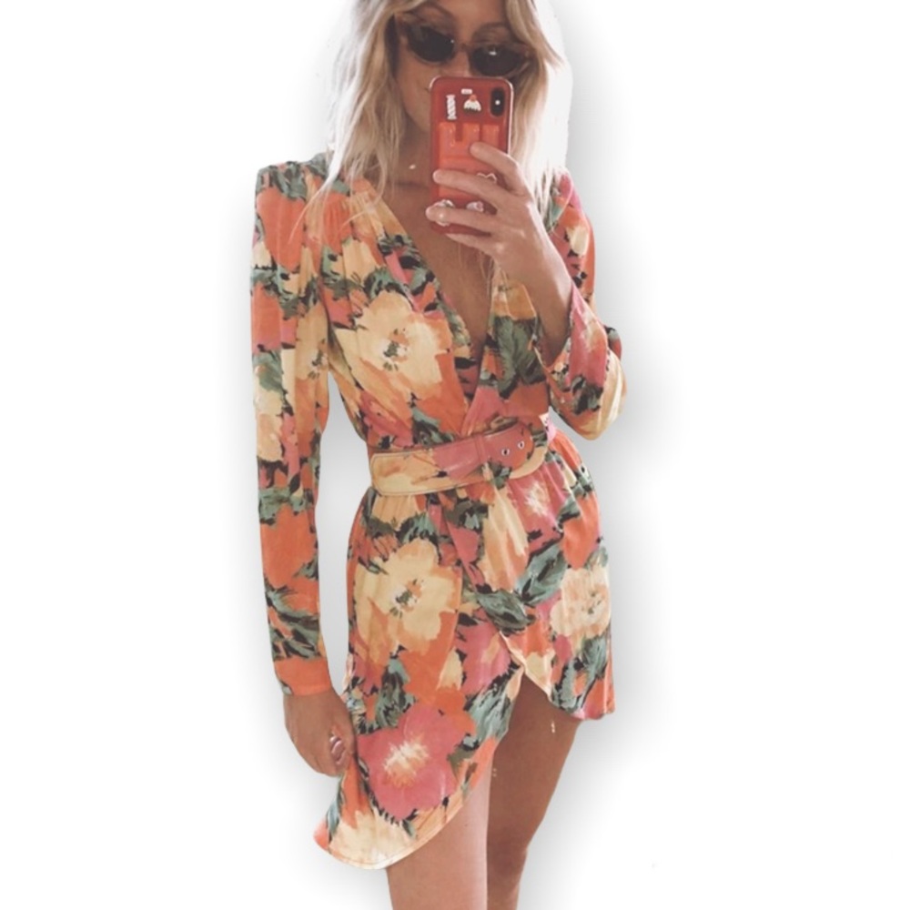 Jen’s Pirate Booty Mini Dress in Botanico Wind